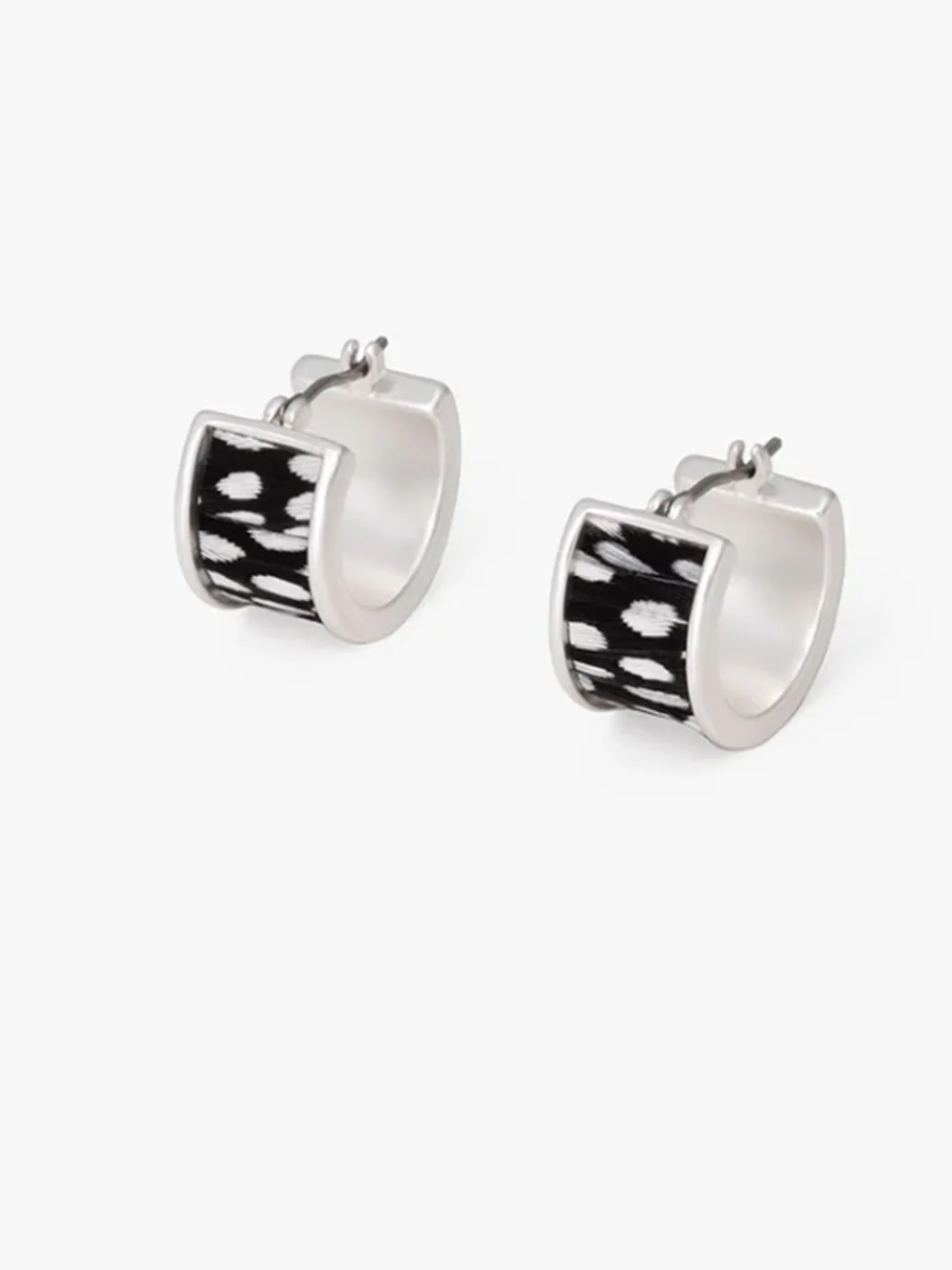 Abigale 2 Piece Hoop Earrings in Silver - Image 3