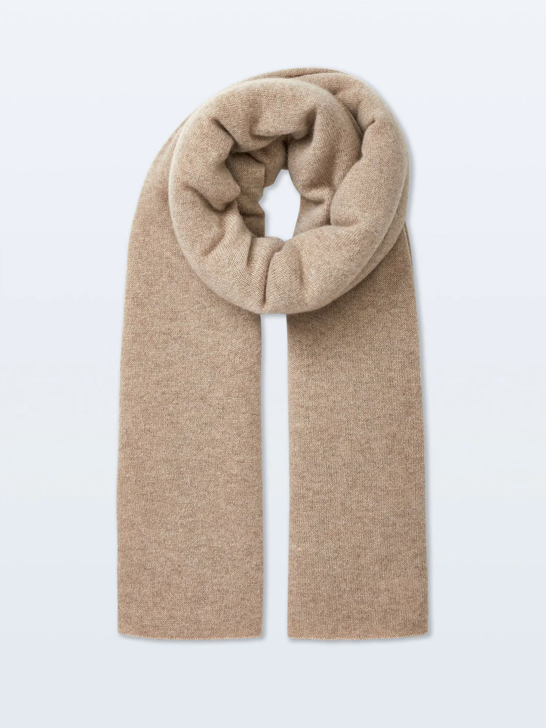 Cashmere Travel Wrap in Taupe Heather - Image 3