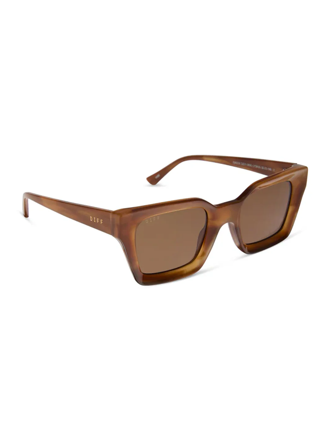 Greer Square Glasses in Tawny Tortoise Brown - Image 3