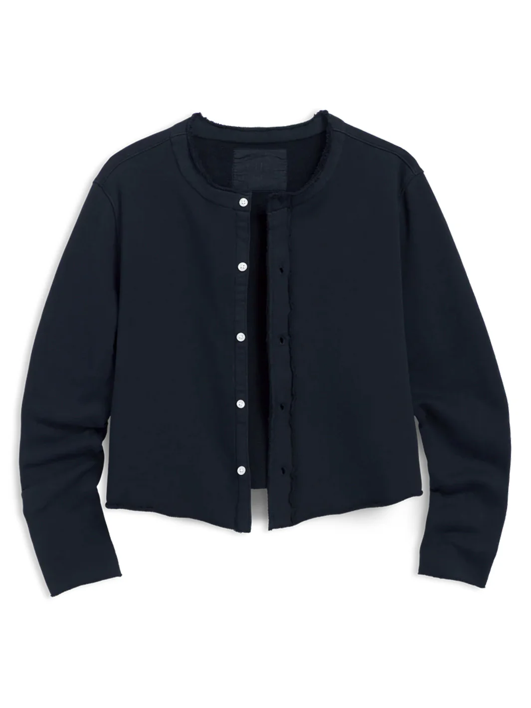 Jackie Sweatshirt Cardigan in British Royal Navy - Image 4