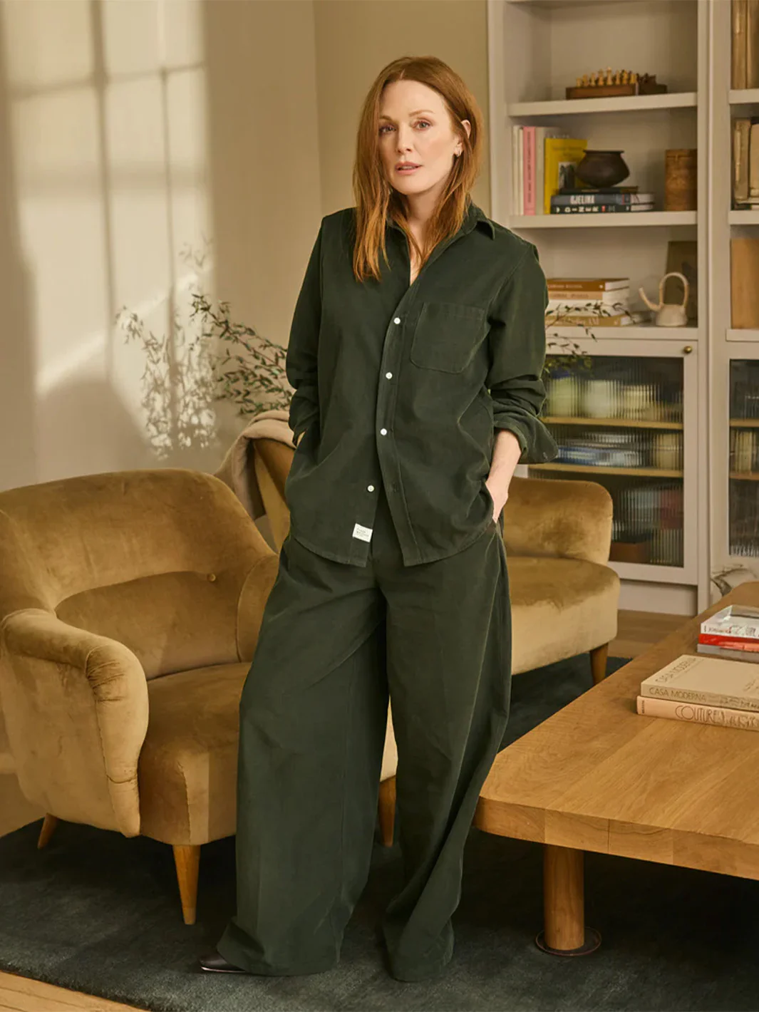Scottland Getaway Set in Green Corduroy - Image 4